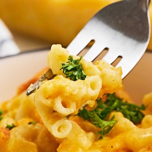 Quick and Easy Butternut Squash Mac & Cheese.
