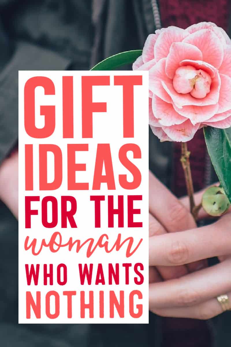 Maybe it's your mom, maybe it's a friend, maybe it's a coworker. If you have a woman who wants nothing and you still want to surprise her, these ideas are for you. 
#ideas #gifts #giftsforwomen #easygifts #personalgifts #shopping
 cheerfulcook.com via @cheerfulcook