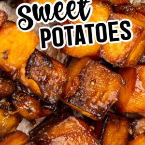 Easy and delicious honey roasted sweet potatoes