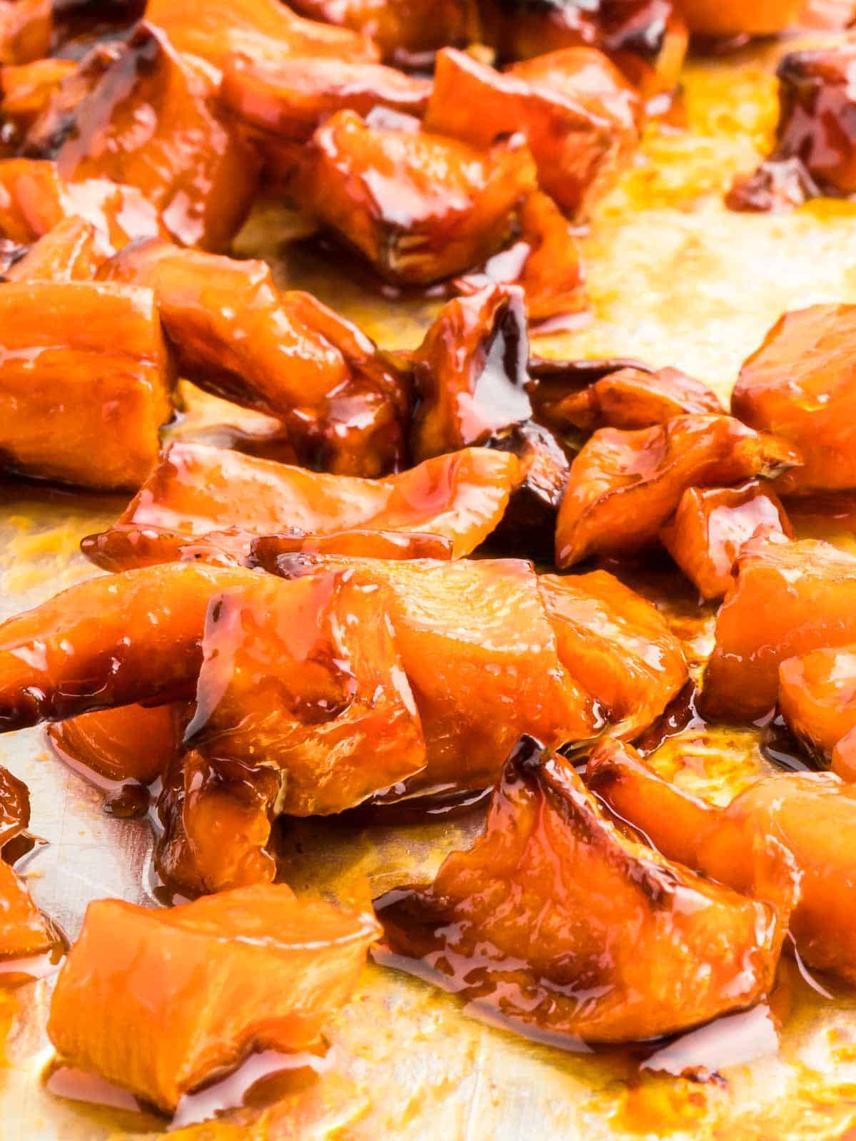 Fresh from the oven: Honey Roasted Sweet Potatoes