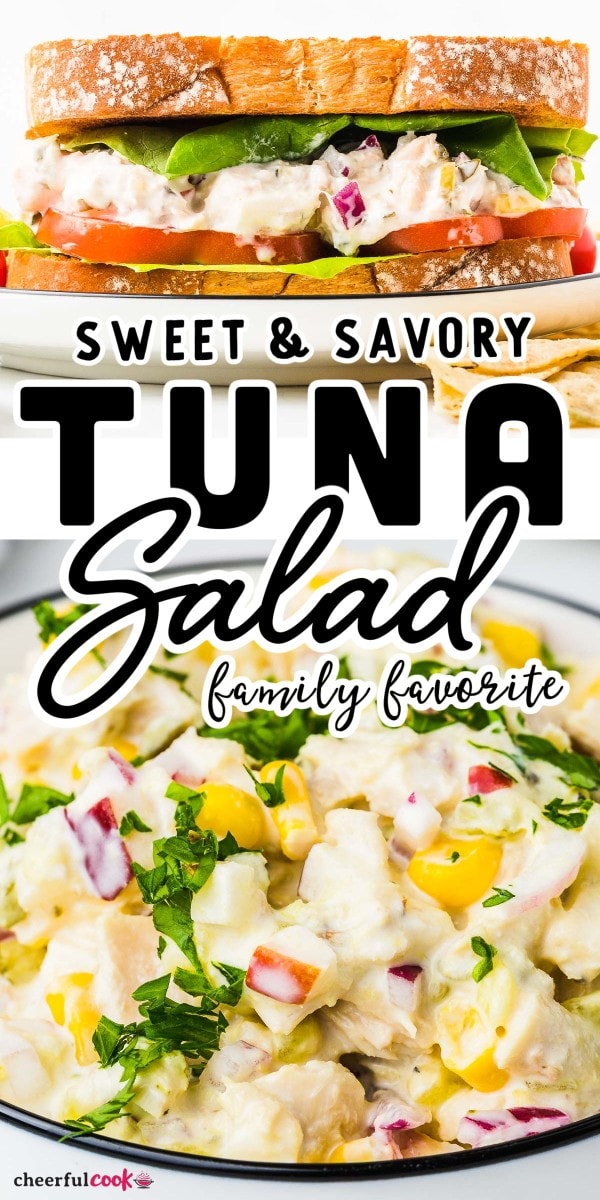 The best Tuna Salad perfect for Tuna Salad Sandwiches.