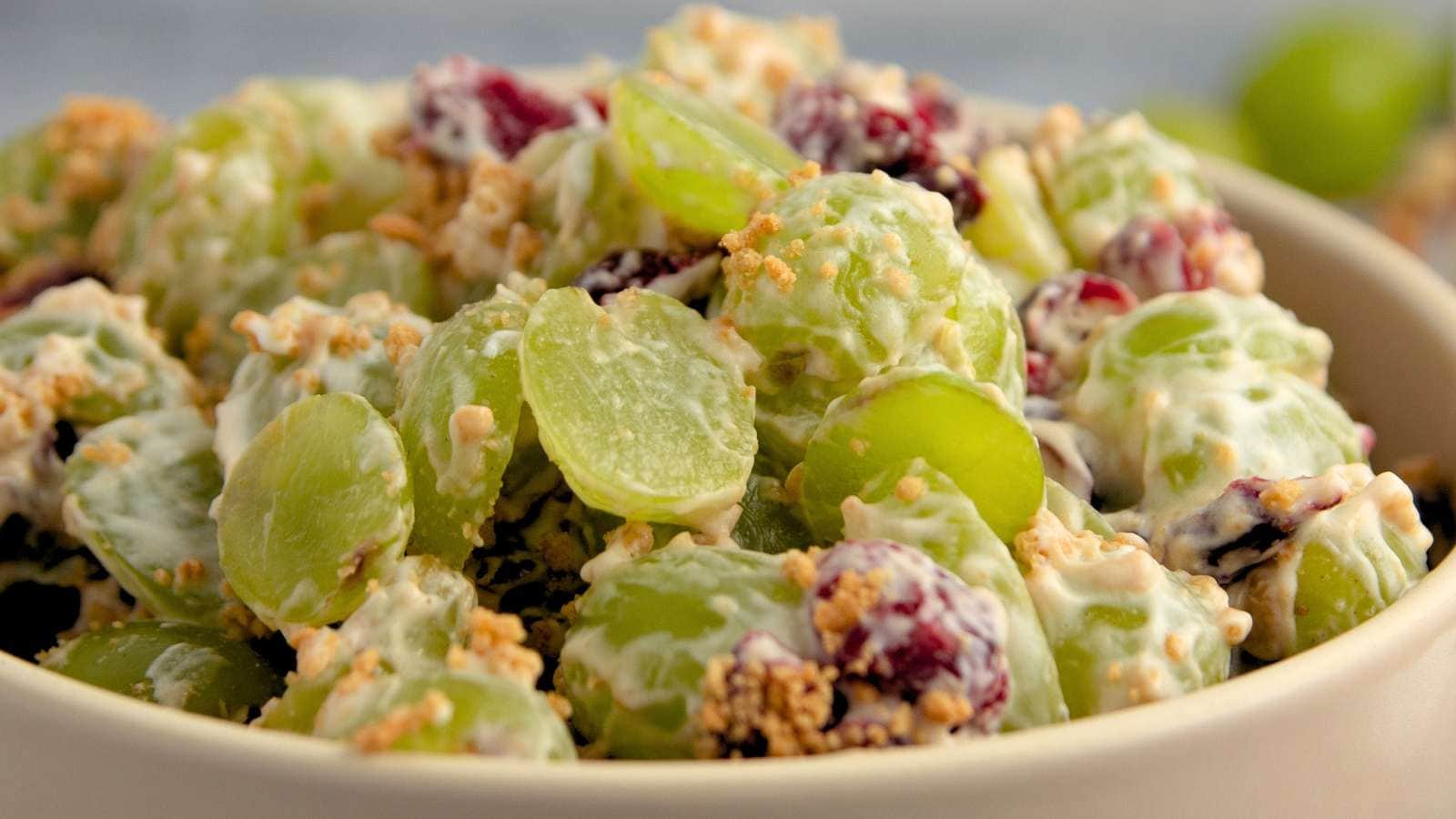 Grape Salad recipe by Cheerful Cook.