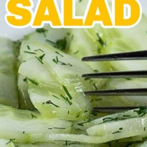 Easy German Cucumber Salad Recipe