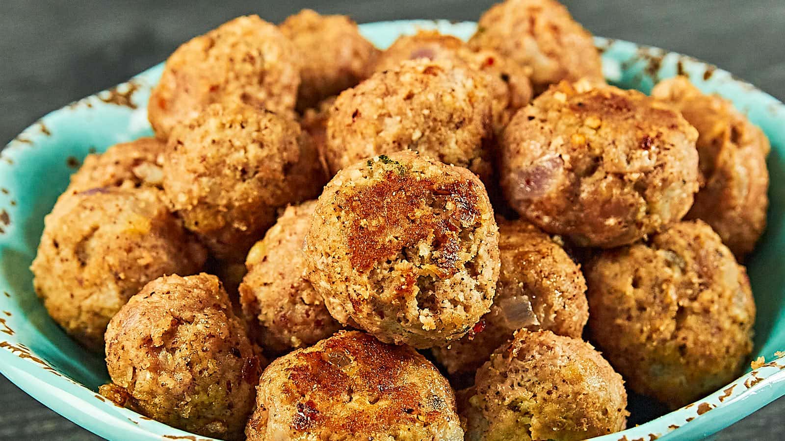 Turkey Meatballs recipe by Cheerful Cook.