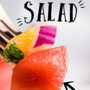 The best Summer Salad - Watermelon and Orange