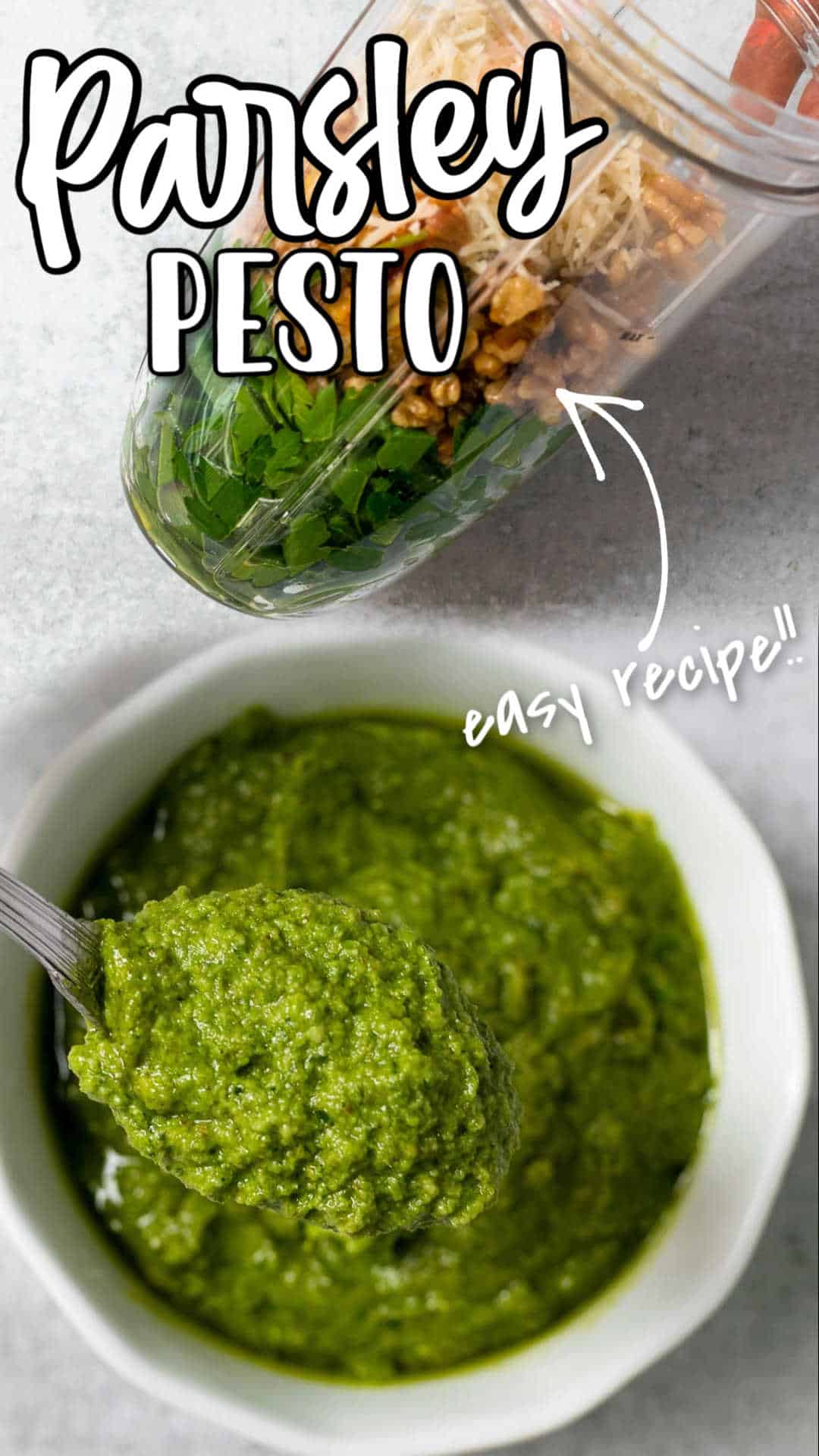 Creamy and slightly milder than basil pesto. You can make this pesto in about 5 minutes.  Perfect for dips, pasta, dressings, bruschetta, flatbread, and so many other dishes. 
 via @cheerfulcook