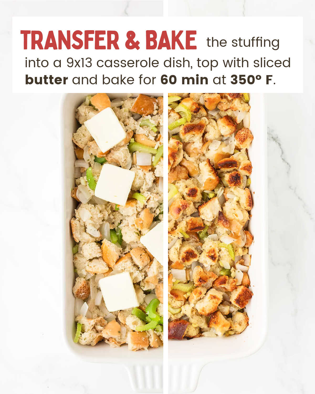 Transfer the mixture into a casserole dish bake bake for 1 hour. 