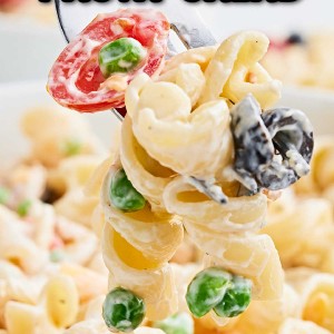 The best Bacon Ranch Pasta Salad recipe.