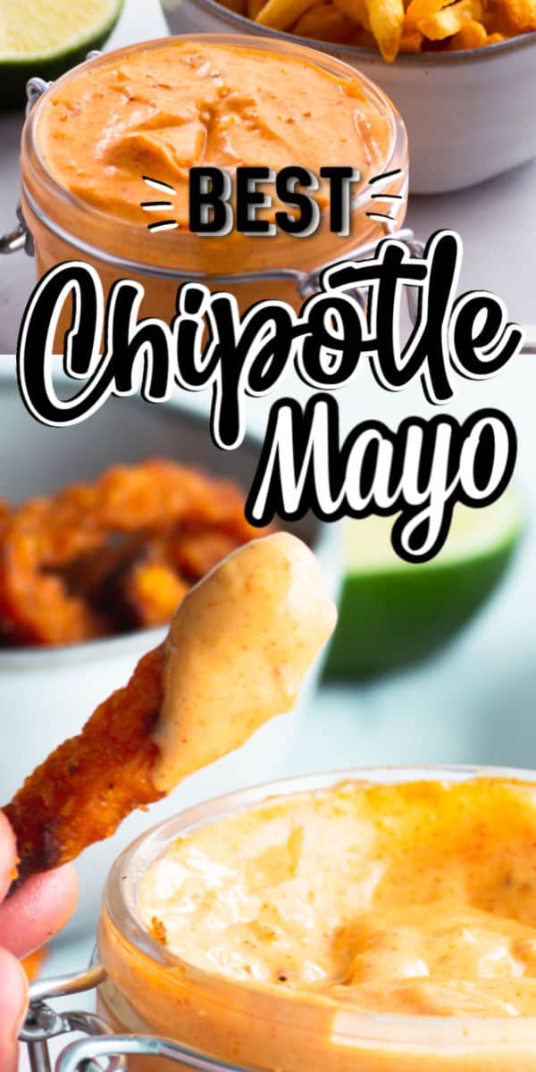 Chipotle mayo is just about the tastiest dipping sauce that works with just about everything! #cheerfulcook #chipotle #adobo #easy #dipping #mayonnaise ♡ cheerfulcook.com via @cheerfulcook
