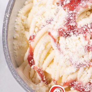 German Spaghetti Ice Cream (Spaghetti Eis)