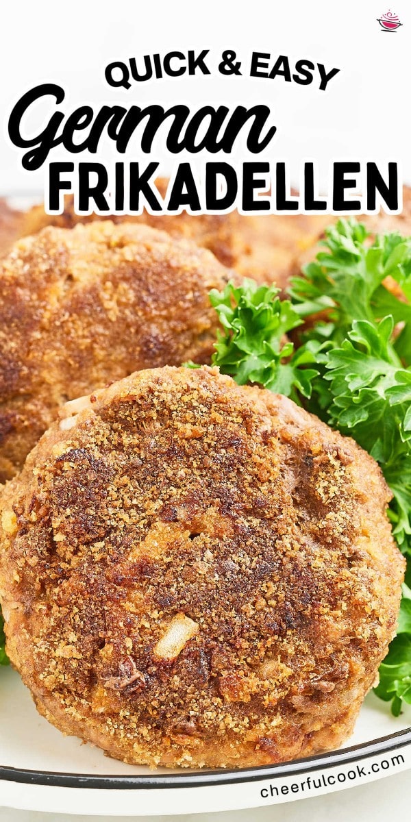 Frikadelen is a traditional German dish consisting of meatballs made from ground beef or pork, onions, breadcrumbs, and spices.
