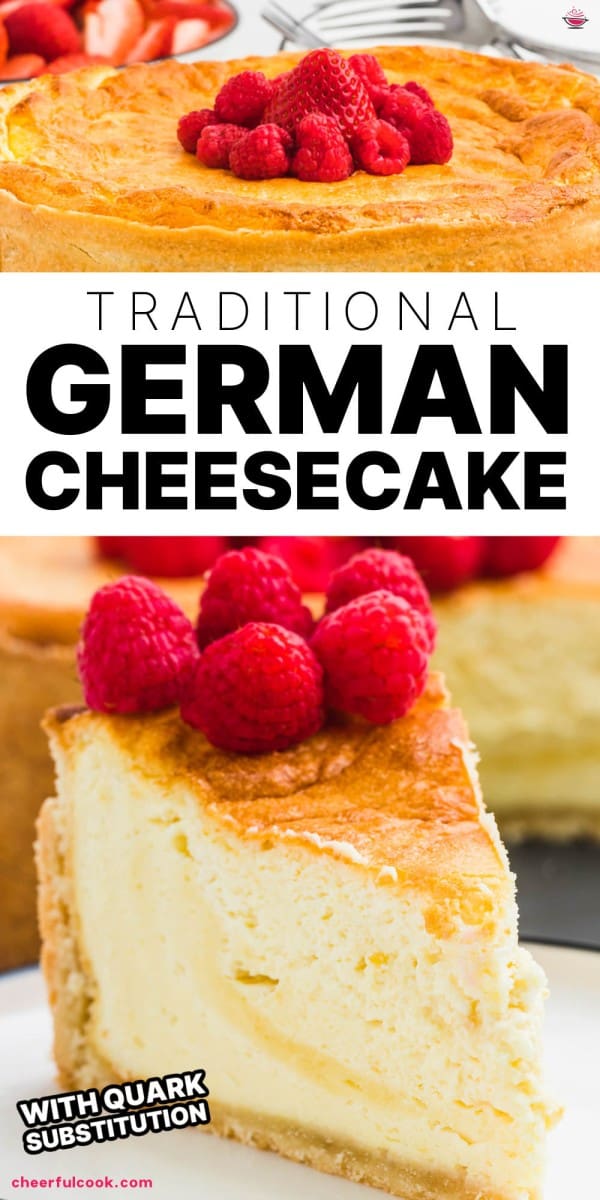 The BEST traditional German Cheesecake recipe!