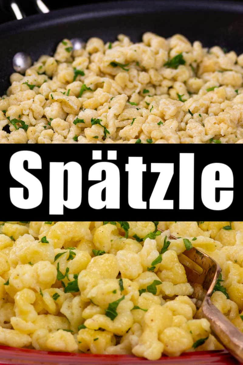 Spaetzle is a hearty egg noodle dumpling dish that warms the tummy and the heart. #cheerfulcook #spaetzle #spätzle #germany #germanfood ♡ cheerfulcook.com via @cheerfulcook
