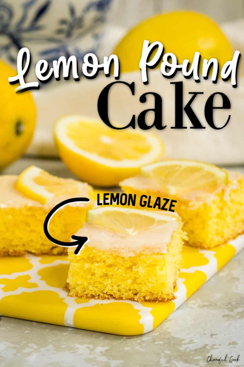 Light and airy, sweet and moist this lemon infused glazed German Pound Cake is incredibly delicious and easy to make. #cheerfulcook #german #lemon #poundcake #sheetcake #withglazeeasy ♡ cheerfulcook.com via @cheerfulcook