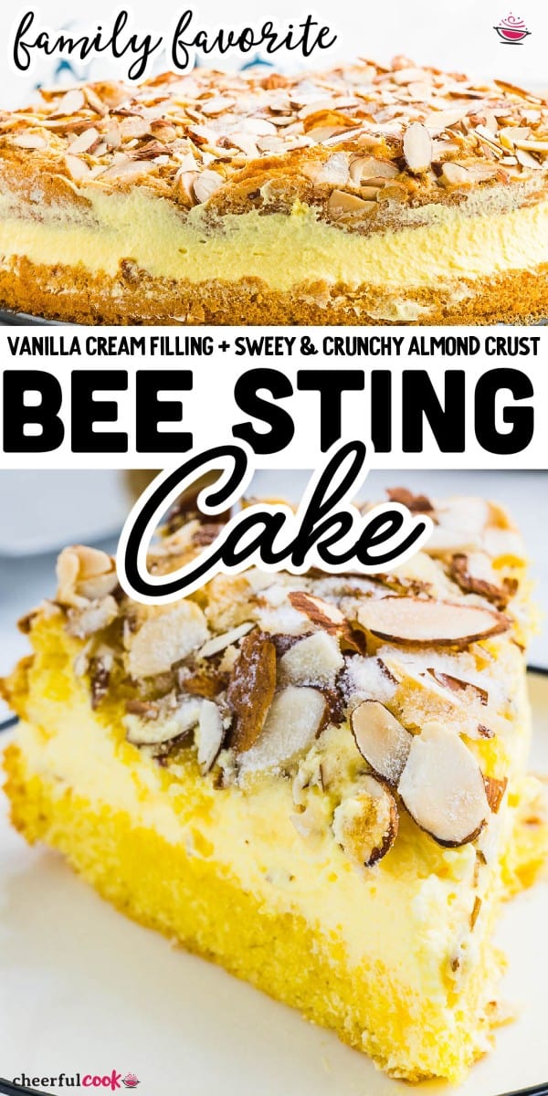 The Best (and Easiest) German Bee Sting Cake (Bienenstich)