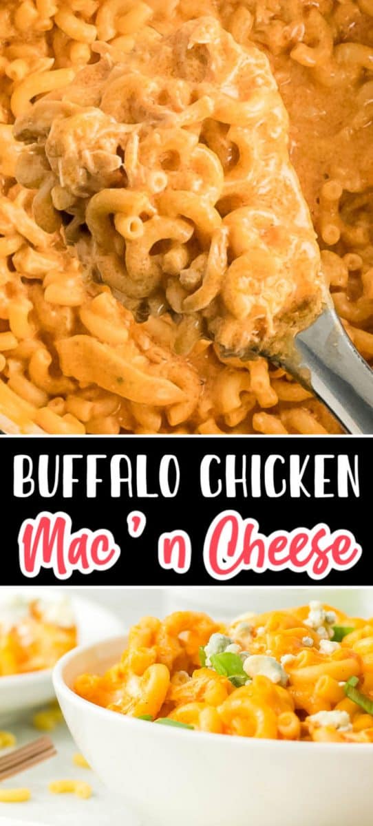 Easy Buffalo Chicken Mac and Cheese