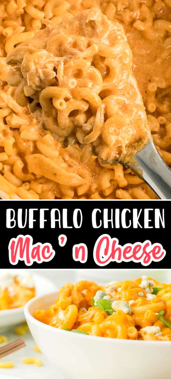 You’ve got to try this homemade Buffalo Chicken Mac and Cheese! It’s creamy, cheesy, mildly spicy, and has a hint of smokiness. Simply delicious! And it’s super easy to make, keeps great in the fridge and freezer, and is perfect when you need to feed a crowd! #cheerfulcook #buffalochicken #macandcheese ♡ cheerfulcook.com via @cheerfulcook