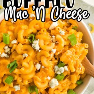 Easy Buffalo Chicken Mac and Cheese