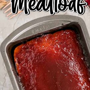 The best Chicken Meatloaf with barbecue sauce