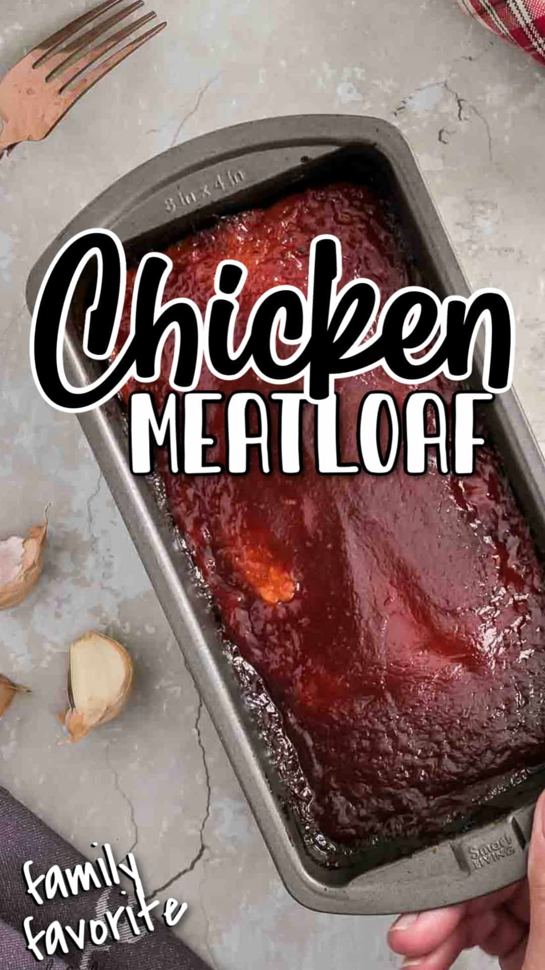 Juicy, tender chicken meatloaf with a coating of zesty barbecue sauce. It's perfect comfort food for busy days. #cheerfulcook #chicken #meatloaf #comfortfood ♡ cheerfulcook.com via @cheerfulcook