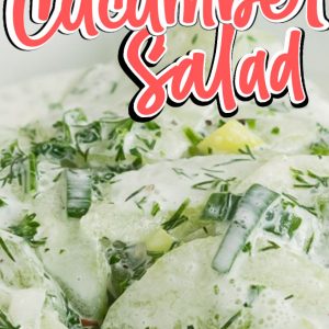 Creamy German Cucumber Salad