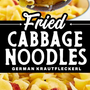 The best fried Cabbage Noodles - German Krautflecker.