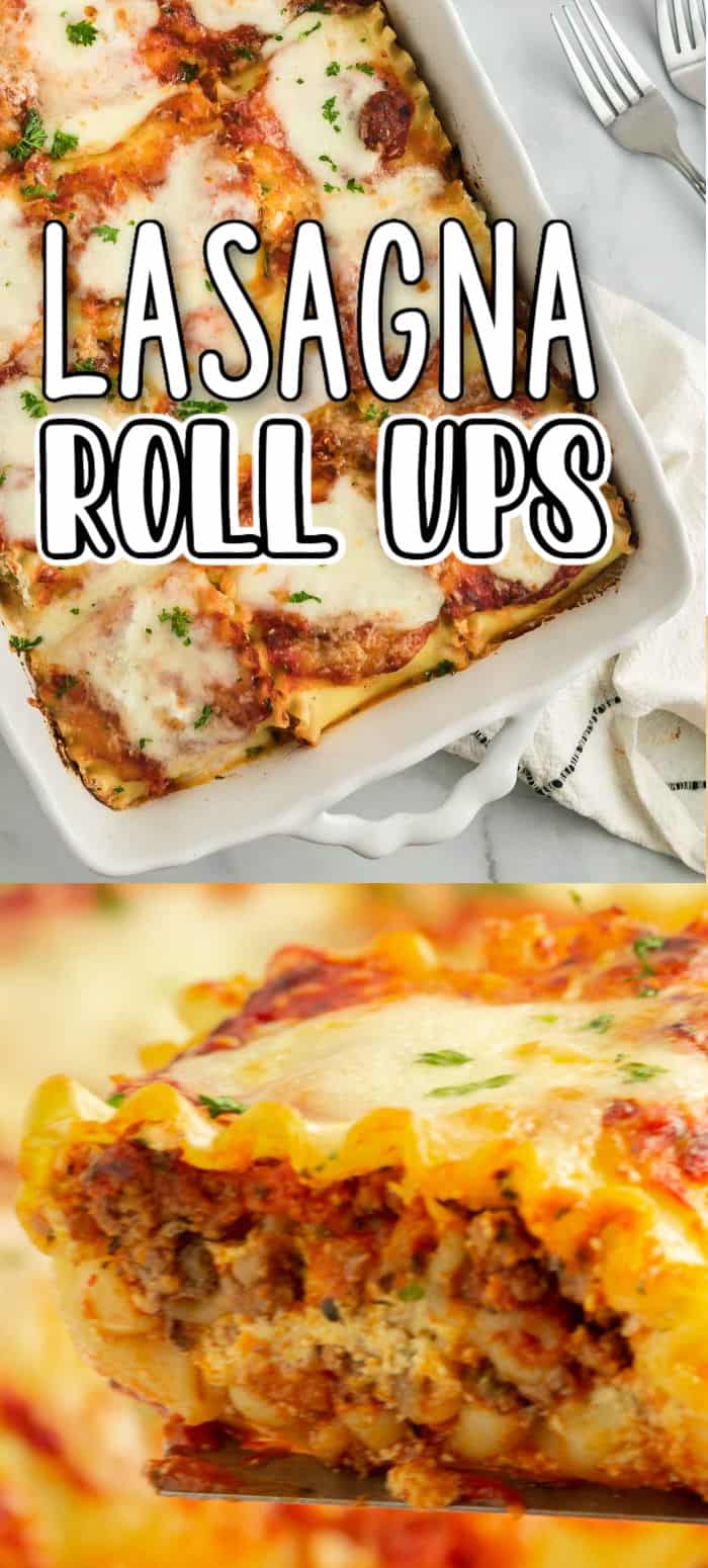 Making Lasagna Roll Ups is easy! And that's why this recipe is a great choice for a quick and delicious weeknight dinner option. You'll basically need five simple ingredients: meat, pasta sauce, egg, cheese, and lasagna noodles! #cheerfulcook #rollups #lasagna #meat ♡ cheerfulcook.com via @cheerfulcook