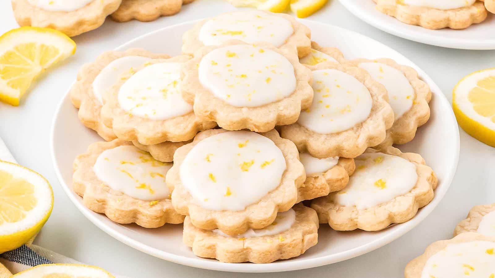 Lemon Shortbread Cookies recipe by Cheerful Cook.