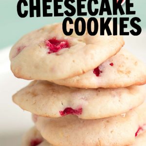 Easy Strawberry Cheesecake Cookies