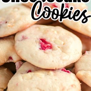 Homemade Strawberry Cheesecake Cookies