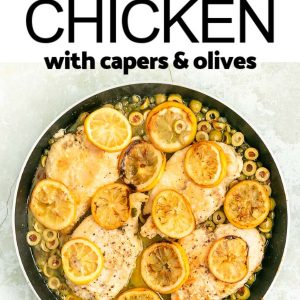 Lemon Chicken with Capers and Olives