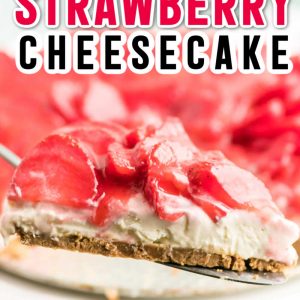 No Bake Strawberry Cheesecake recipe