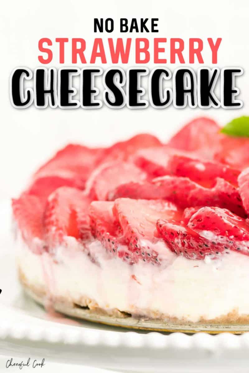 Made from scratch Strawberry Cheesecake