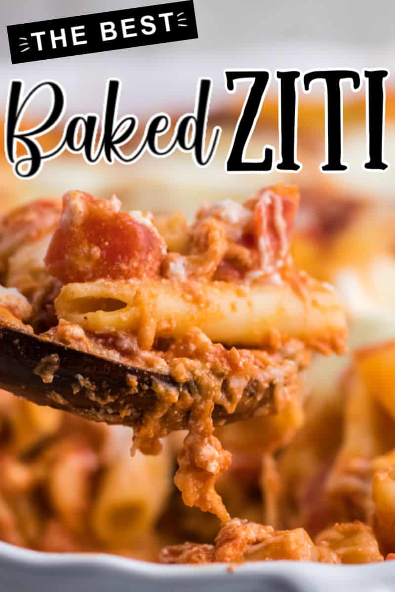 Baked Ziti is one of these incredibly delicious, foolproof, evergreen pasta recipes everybody loves. Tender pasta in a rich and creamy, cheesy tomato sauce and finished with more deliciously gooey cheese. #cheerfulcook #pasta #bakedziti #casserole #withricotta #recipe cheerfulcook.com via @cheerfulcook