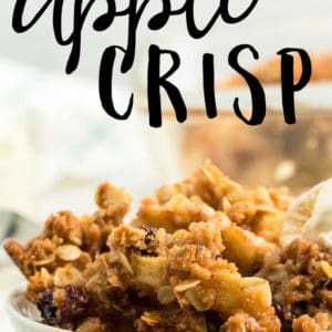 Homemade Apple Crisp Recipe