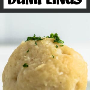Easy German Potato Dumpling Recipe