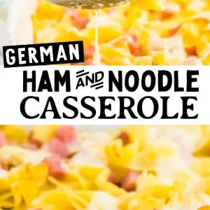 The best Ham and Noodle Casserole Recipe.