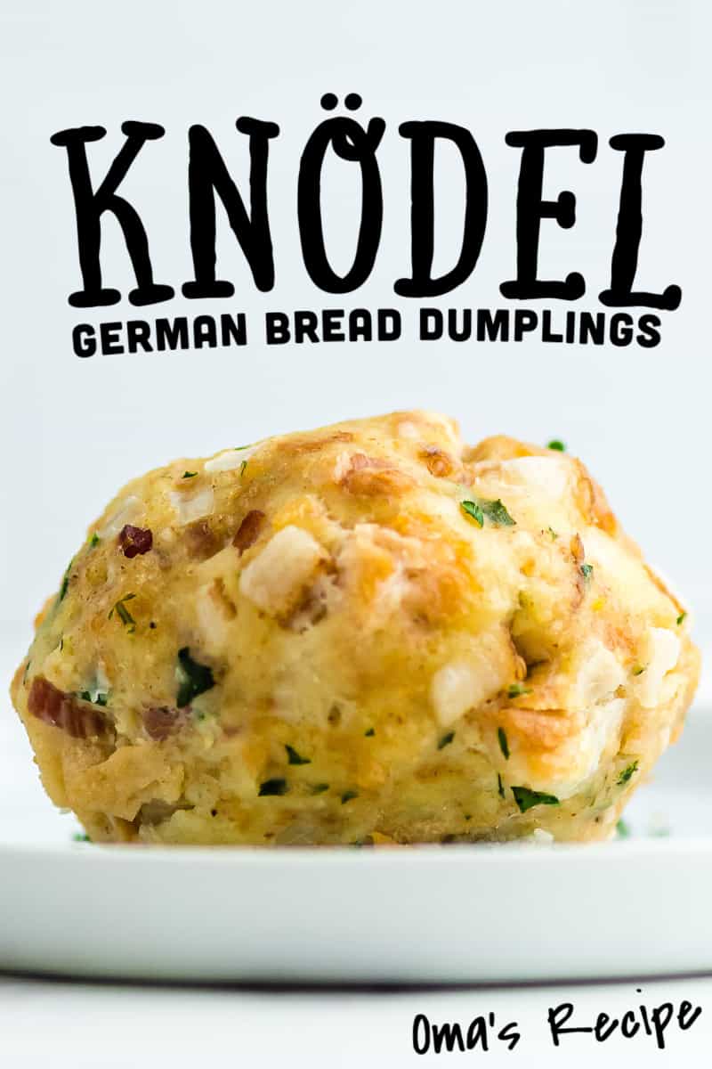 'Knödel' (also 'Semmelknödel' or Speckknödel) are German bread and bacon dumplings. They are tender, savory, incredibly delicious, and make a perfect side dish. Knodel | German Dumpling Recipe | Oktoberfest side dishes | German side dish #cheerfulcook #german #recipe #dumplings  via @cheerfulcook