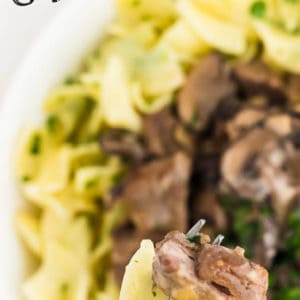 homemade Beef Stroganoff Recipe