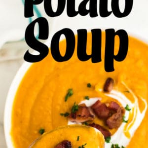 Loaded Sweet Potato Soup