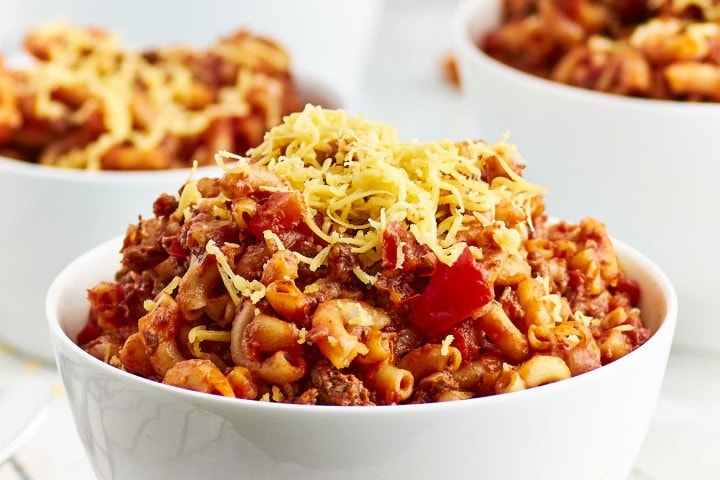 Easy Old Fashioned Goulash Recipe (With Ground Beef) - Cheerful Cook