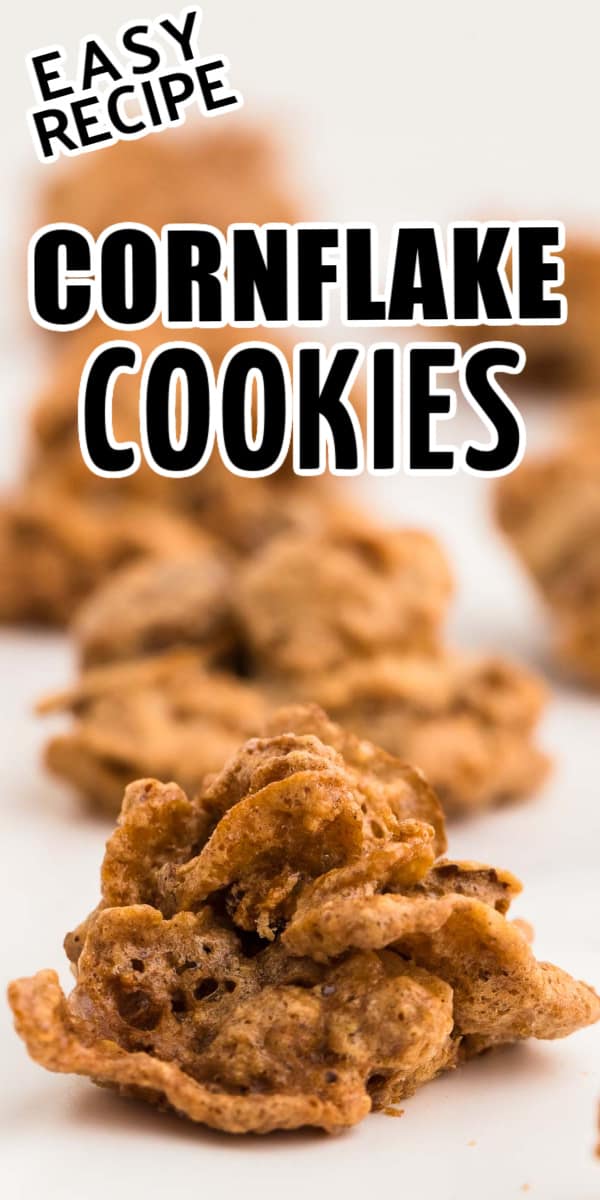 Crispy, crunchy Cornflake Cookies are a true family favorite. This 5-ingredient cookie recipe is quick and easy to make and bake. Super Easy Cornflake Cookie Recipe | Easy Christmas Cookie Recipe #cheerfulcook #baking #recipe #cornflakes #5ingredients cheerfulcook.com via @cheerfulcook
