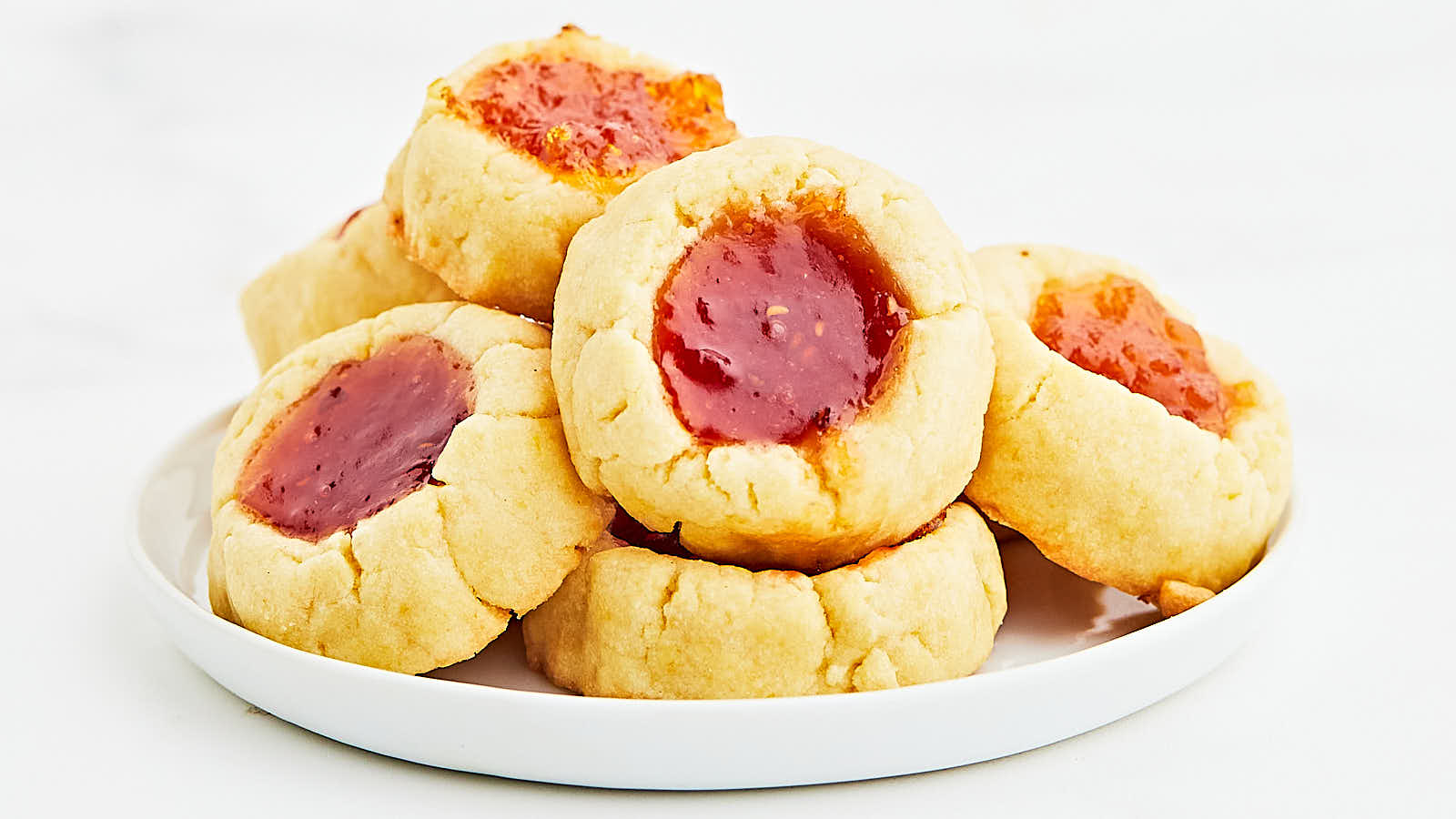 Thumbprint Cookies recipe by Cheerful Cook.