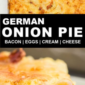 Homemade German Onion Pie (Zwiebelkuchen)