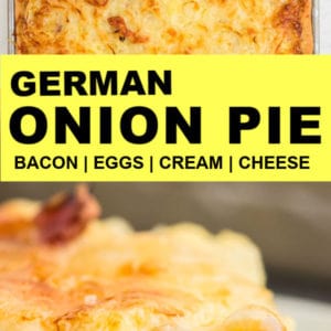 The Best Onion Pie - Easy Cheesy
