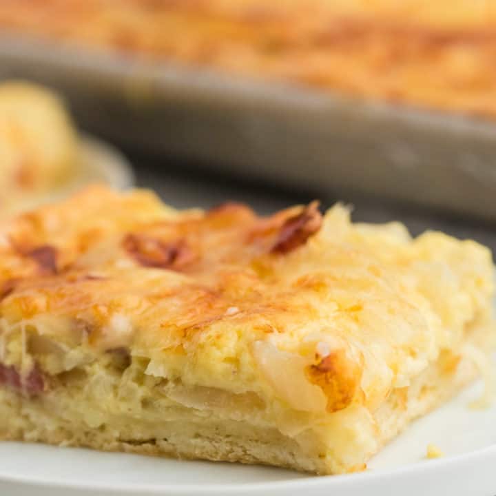 German Onion Pie with Bacon (Zwiebelkuchen) Cheerful Cook