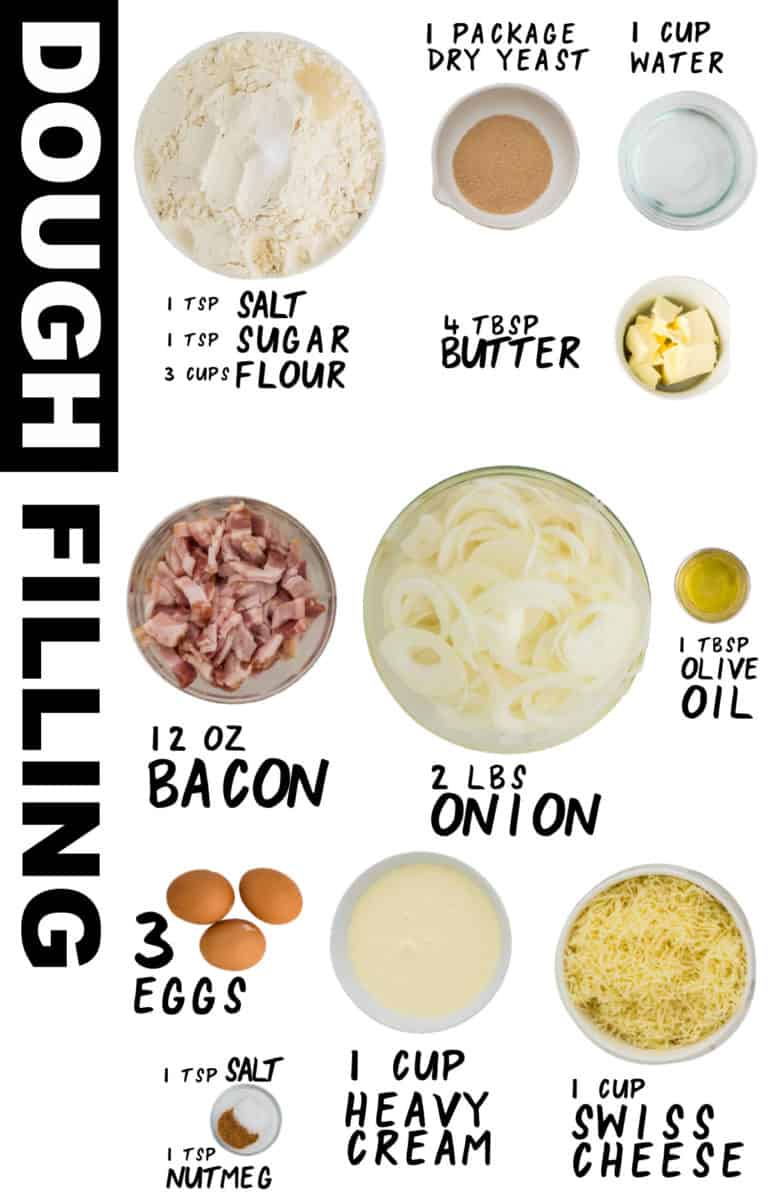 German Onion Pie with Bacon (Zwiebelkuchen) Cheerful Cook