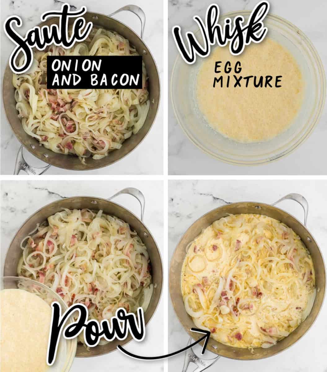 German Onion Pie with Bacon (Zwiebelkuchen) Cheerful Cook