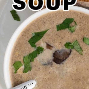 Homemade Heart Fresh Mushroom Soup Recipe
