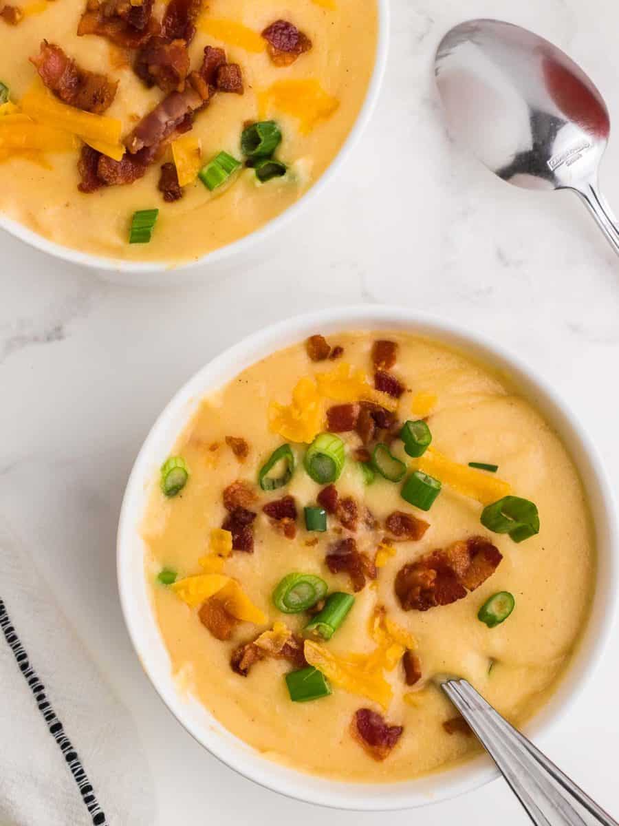 Hearty Old Fashioned Potato Soup - Cheerful Cook